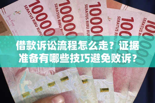 武汉借款诉讼流程怎么走？证据准备有哪些技巧避免败诉？