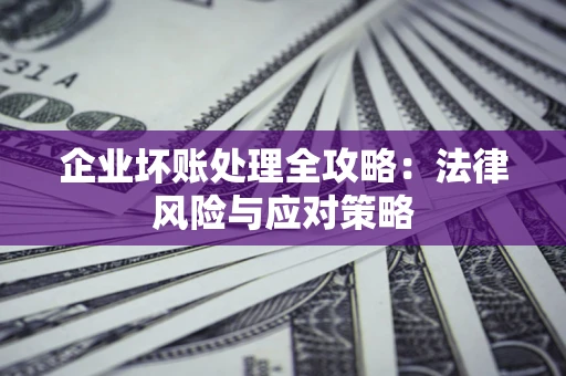 武汉企业坏账处理全攻略：法律风险与应对策略
