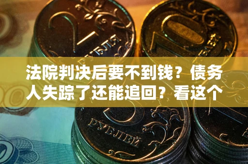 武汉法院判决后要不到钱？债务人失踪了还能追回？看这个方法！