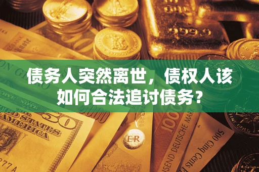 武汉债务人突然离世，债权人该如何合法追讨债务？