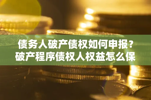武汉债务人破产债权如何申报？破产程序债权人权益怎么保障？