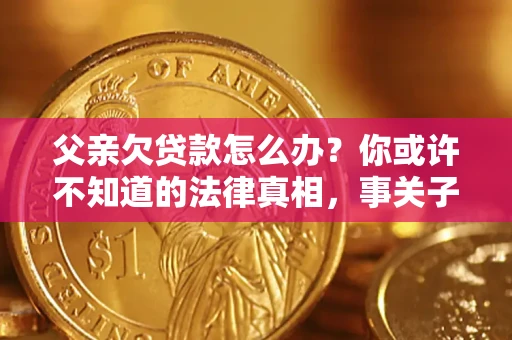 武汉父亲欠贷款怎么办？你或许不知道的法律真相，事关子女未来