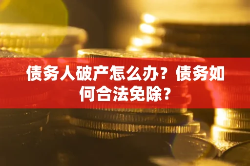 武汉债务人破产怎么办？债务如何合法免除？