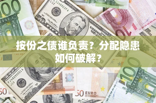 武汉按份之债谁负责？分配隐患如何破解？