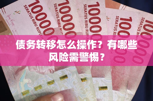 武汉债务转移怎么操作？有哪些风险需警惕？
