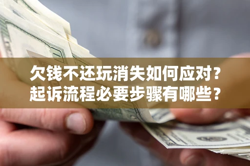 武汉欠钱不还玩消失如何应对？起诉流程必要步骤有哪些？