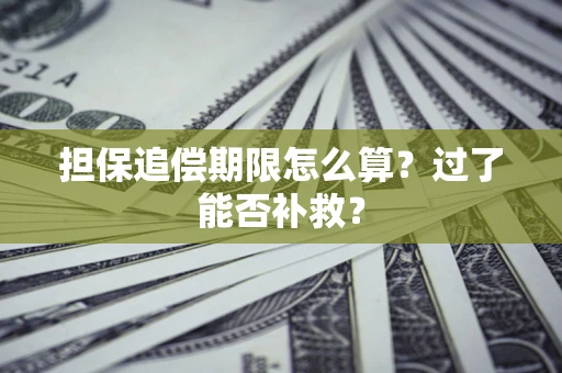 武汉担保追偿期限怎么算？过了能否补救？